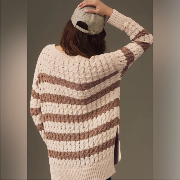 Anthropologie Pilcro Longline Stitch Sweater NWOT - Picture 3 of 7